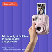 Ensemble-cadeau avec appareil photo instantané Instax Mini 13 de Fujifilm - Rose bonbon