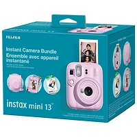 Ensemble-cadeau avec appareil photo instantané Instax Mini 13 de Fujifilm - Rose bonbon