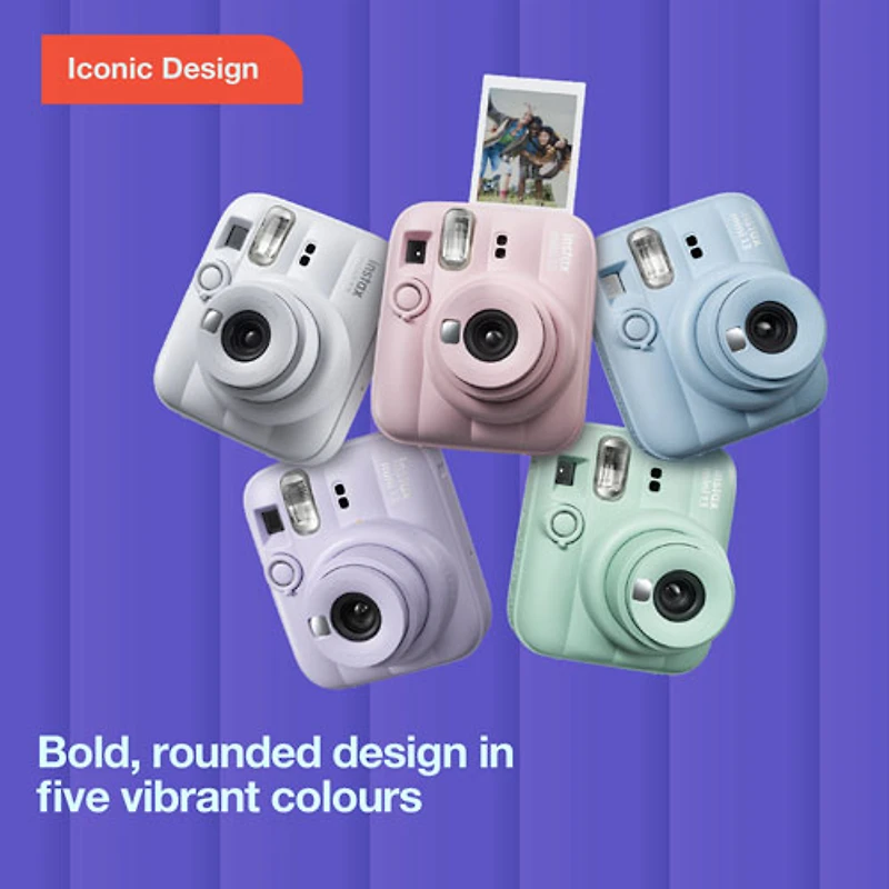 Ensemble-cadeau avec appareil photo instantané Instax Mini 13 de Fujifilm - Rose bonbon
