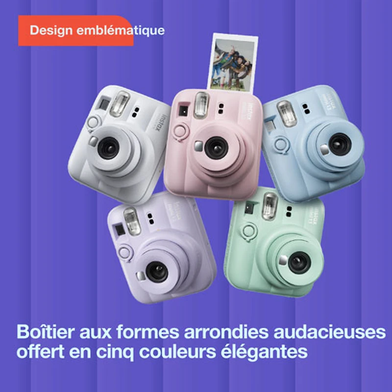 Ensemble-cadeau avec appareil photo instantané Instax Mini 13 de Fujifilm - Rose bonbon