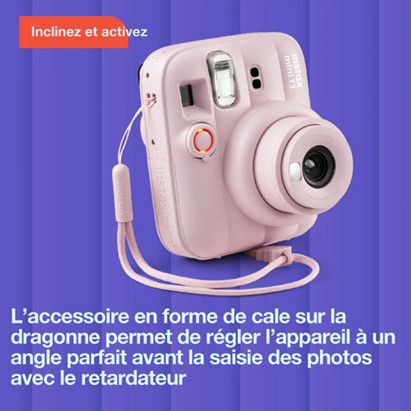Ensemble-cadeau avec appareil photo instantané Instax Mini 13 de Fujifilm - Rose bonbon
