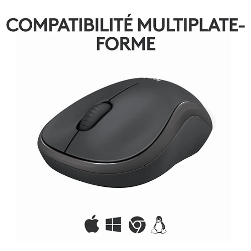 Souris optique Bluetooth silencieuse M240 Logitech - Graphite