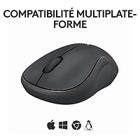 Souris optique Bluetooth silencieuse M240 Logitech - Graphite