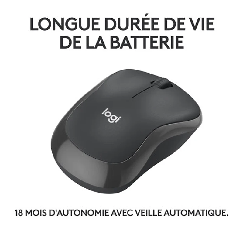 Souris optique Bluetooth silencieuse M240 Logitech - Graphite