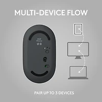 Souris optique Bluetooth POP Logitech - Graphite