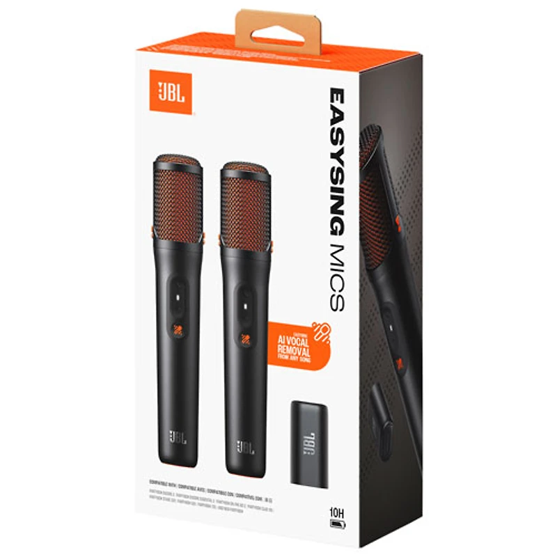 JBL EasySing Wireless Microphones - 2 Pack