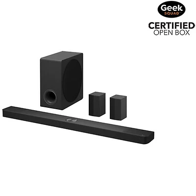Open Box - LG S90TR 670-Watt 7.1.3 Channel Sound Bar with Wireless Subwoofer & Rear Speakers