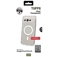 Tuff8 Fitted Hard Shell Case for Pixel 11 Pro XL - Clear