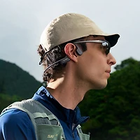 Shokz OpenRun Air 2 On-Ear True Wireless Headphones - 10 Hour Playtime, Water Resistant, Ideal for Sports, with Built-in Mic, Black