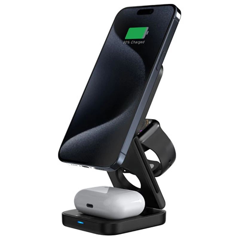 Energizer Foldable 3-in-1 15W Magnetic Wireless Charger - Only at Best Buy