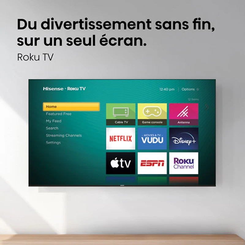 Hisense 32" QD4HSR HD LED QLED Roku TV Smart TV (32QD4HSR) - 2026 - Great for Sports & Gaming