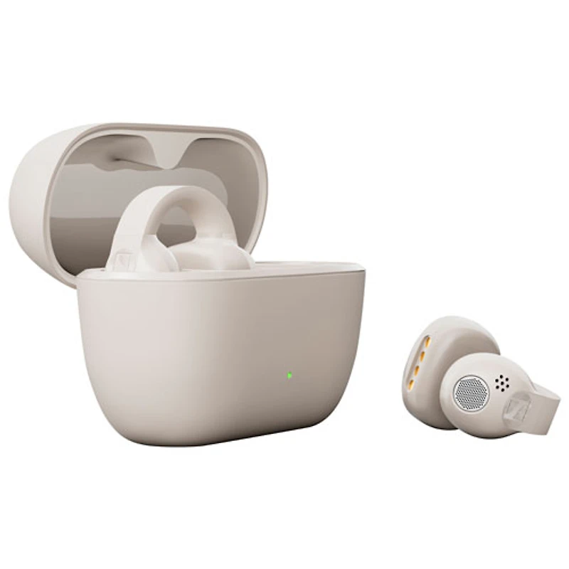 Écouteurs-boutons sans fil véritables à conception ouverte Sennheiser ACCENTUM Clip - Crème