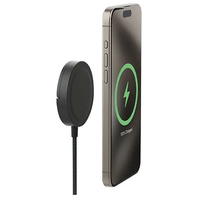 Mophie Qi2 25W Wireless Charging Pad with Built-In Kickstand - Black