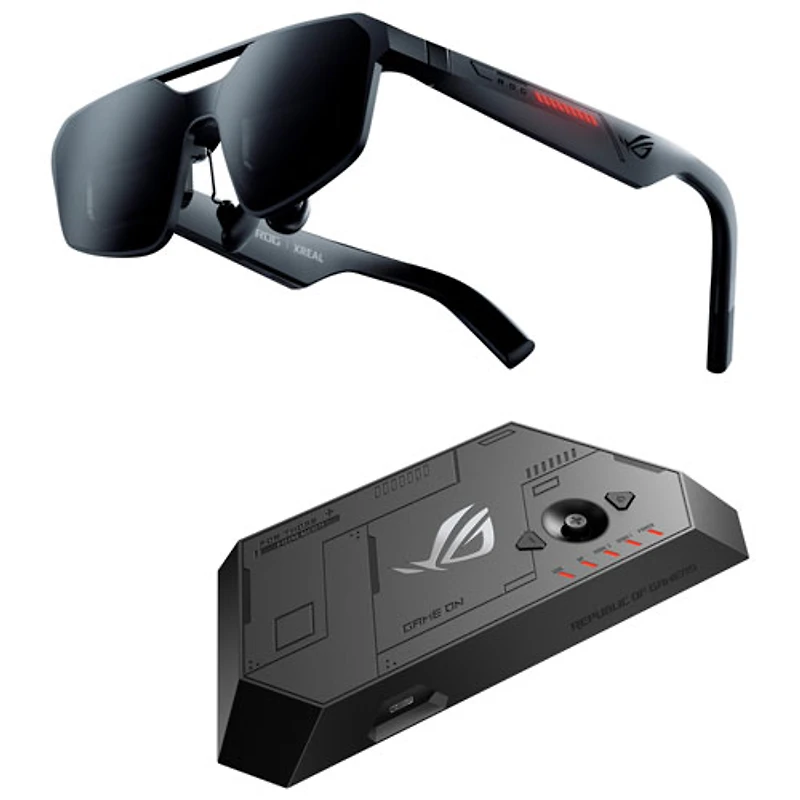 ASUS ROG XREAL R1 AR Glasses with 57° FOV, Up to 171” 240Hz Virtual Micro-OLED Screen & Audio - Narrow