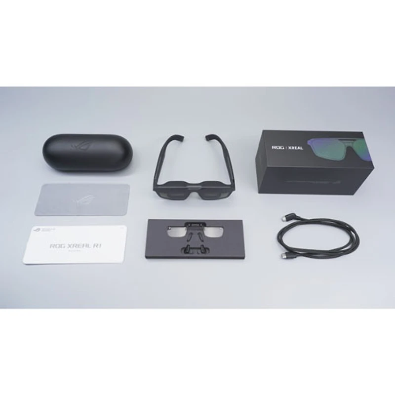 ASUS ROG XREAL R1 AR Glasses with 57° FOV, Up to 171” 240Hz Virtual Micro-OLED Screen & Audio - Narrow