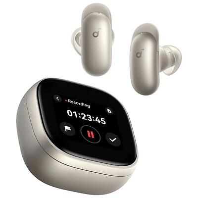 Soundcore by Anker Liberty 5 Pro Max TWS In-Ear Noise Cancelling True Wireless Earbuds - 12 Hour Playtime, Water Resistant, with Built-in Mic, Titanium Gold