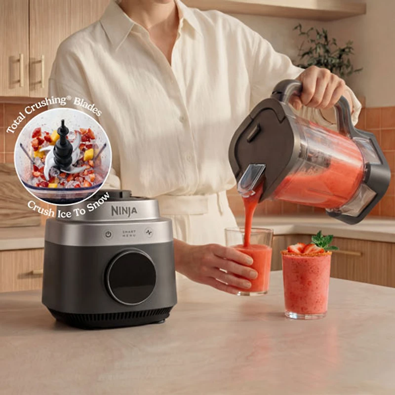 Mélangeur sur socle intelligent Ninja CrushBOSS de 2 L, 1 850 W, avec gobelet BlendBOSS