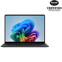 Boîte ouverte - Portable Microsoft Surface Laptop Copilot+ PC à écran tactile de 15 po et 120 Hz - Snapdragon X2 Elite - 16 Go de mémoire LPDDR5x - SSD de 512 Go - Windows 11 Famille - Noir