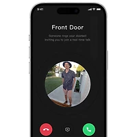 Aosu V8E Wi-Fi 2K Video Doorbell with Indoor Chime - White