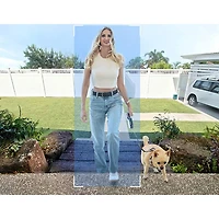 Aosu V8E Wi-Fi 2K Video Doorbell with Indoor Chime - White