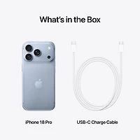 Bell Apple iPhone 18 Pro 256GB - Glacier - Monthly Financing