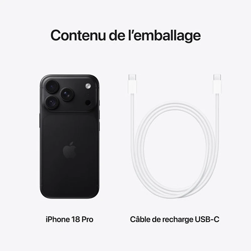 Rogers Apple iPhone 18 Pro 2TB - Black - Monthly Financing