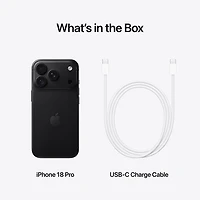 Fido Apple iPhone 18 Pro 2TB - Black - Monthly Financing