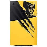 PlayStation 5 Console Cover - Marvel's Wolverine Battle Yellow Limited Edition