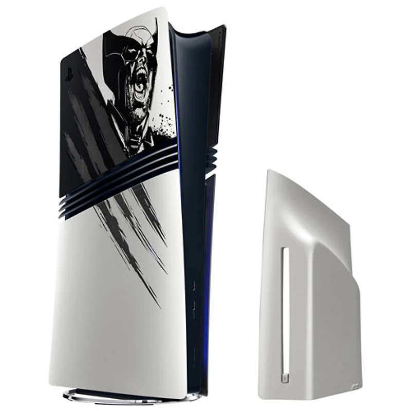Façade pour console PlayStation 5 Pro - Édition limitée Adamantium de Marvel’s Wolverine