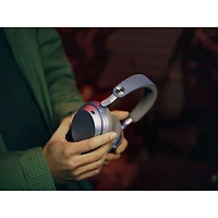 Sennheiser MOMENTUM 5 Over-Ear Noise Cancelling True Wireless Headphones - 40 Hour Playtime, Water Resistant, with Built-in Mic, Denim