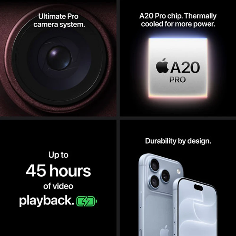 Fido Apple iPhone 18 Pro Max 1TB - Burgundy - Monthly Financing