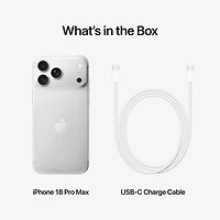 TELUS Apple iPhone 18 Pro Max 1TB - Silver - Monthly Financing
