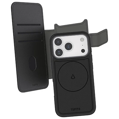 LBT 2-in-1 Switch Wallet Case with MagSafe for iPhone 18 Pro - Black