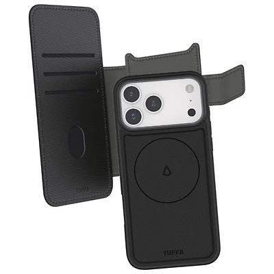 LBT 2-in-1 Switch Wallet Case with MagSafe for iPhone 18 Pro Max - Black