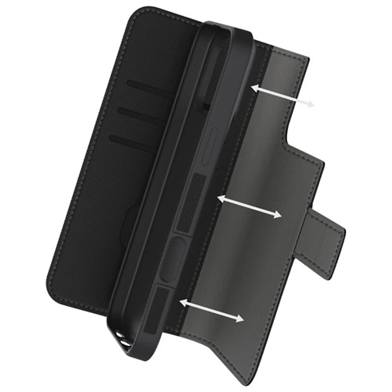 LBT 2-in-1 Switch Wallet Case with MagSafe for iPhone 18 Pro Max - Black