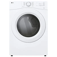 LG 7.4 Cu. Ft. Electric Dryer with Moisture Sensing, Energy Star & Wi-Fi (DLE3420W) - White