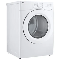 LG 7.4 Cu. Ft. Electric Dryer with Moisture Sensing, Energy Star & Wi-Fi (DLE3420W) - White