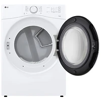 LG 7.4 Cu. Ft. Electric Dryer with Moisture Sensing, Energy Star & Wi-Fi (DLE3420W) - White