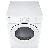 LG 7.4 Cu. Ft. Electric Dryer with Moisture Sensing, Energy Star & Wi-Fi (DLE3420W) - White
