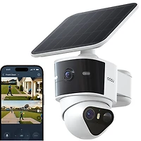 Aosu SolarCam T2 Pro Wire-Free Outdoor Security Camera with Colour Night Vision - White