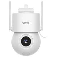 AOSU C5E Wired Outdoor Security Camera with Colour Night Vision and 360° Viewing - White