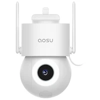 AOSU C5E Wired Outdoor Security Camera with Colour Night Vision and 360° Viewing - White