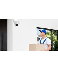 Aosu Wired Outdoor Smart Floodlight Security Camera with 360° Pan & Tilt and Colour Night Vision