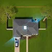 AOSU SolarCam P1 Max Kit Outdoor 4K Wireless Solar Security Cameras with Hub, Colour Night Vision and 2-Way Audio