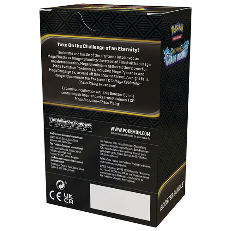 Pokémon TCG: Mega Evolution Chaos Rising Booster Bundle