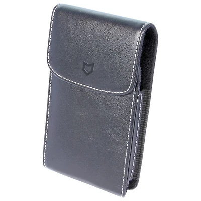 Wolf XXL Universal Adjustable Vertical Leather Holster - Black