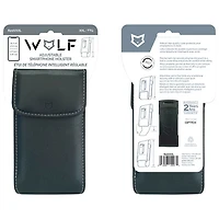 Wolf XXL Universal Adjustable Vertical Leather Holster - Black