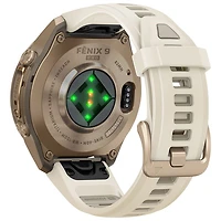 Garmin fēnix 9 Pro 43mm Sapphire AMOLED GPS Multisport Smartwatch - Gold / Cream / French Grey