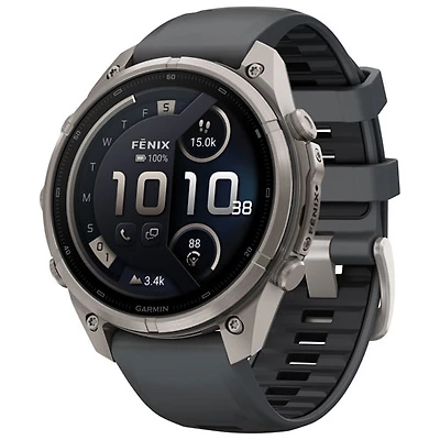 Garmin fēnix 9 Pro 47mm Sapphire AMOLED GPS Multisport Smartwatch - Silver / Graphite / Black