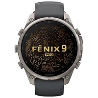 Garmin fēnix 9 Pro 47mm Sapphire AMOLED GPS Multisport Smartwatch - Silver / Graphite / Black